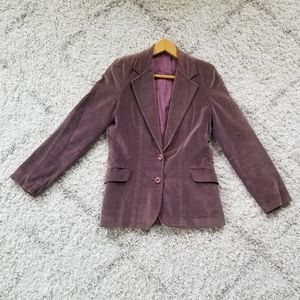Vintage Velvet Blazer, Small